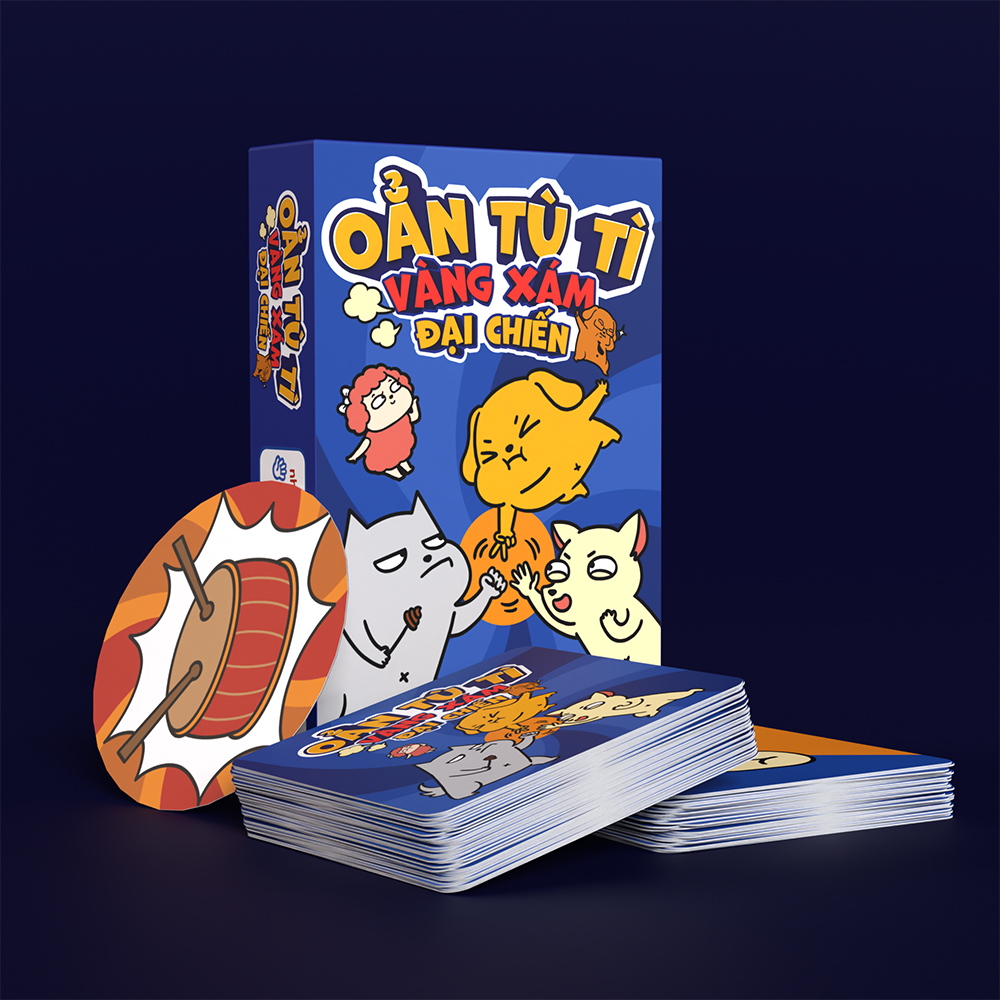 Party game Oẳn Tù Tì Vàng Xám Đại Chiến Tất Cả Board Game